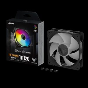 ASUS TUF Gaming TR120 ARGB Fan - Single Pack Carcasa del ordenador Ventilador 12 cm Negro