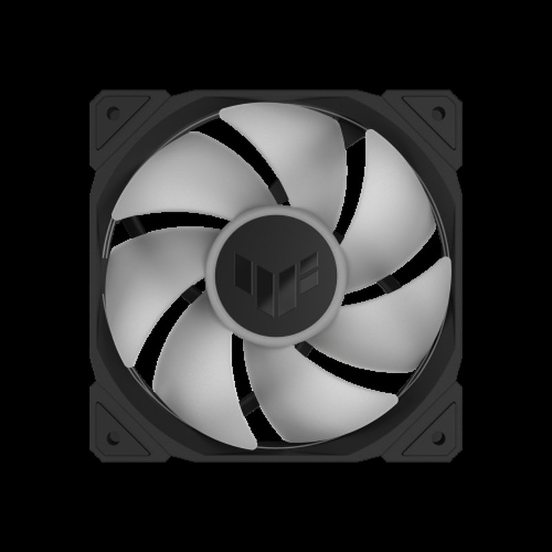 ASUS TUF Gaming TR120 ARGB Fan - Single Pack Carcasa del ordenador Ventilador 12 cm Negro - Imagen 6