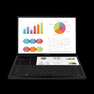 ASUS Zenbook Duo OLED UX8406CA-PZ009W - Ordenador Portátil 14" WQXGA+ 120Hz (Intel Core Ultra 9 285H, 32GB RAM, 2TB SSD, Arc 140T, Windows 11 Home) Gris Tintero - Teclado QWERTY español ASUS Zenbook Duo OLED UX8406CA-PZ009W - Ordenador Portátil 14" WQXGA+ 120Hz (Intel Core Ultra 9 285H, 32GB RAM, 2TB SSD, Arc 140T, Windows 11 Home) Gris Tintero - Teclado QWERTY español