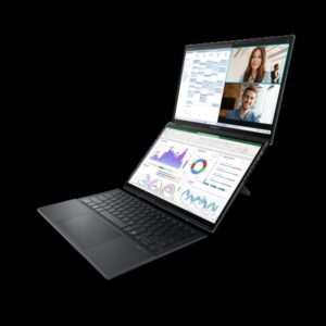 ASUS Zenbook Duo OLED UX8406CA-PZ009W - Ordenador Portátil 14" WQXGA+ 120Hz (Intel Core Ultra 9 285H, 32GB RAM, 2TB SSD, Arc 140T, Windows 11 Home) Gris Tintero - Teclado QWERTY español ASUS Zenbook Duo OLED UX8406CA-PZ009W - Ordenador Portátil 14" WQXGA+ 120Hz (Intel Core Ultra 9 285H, 32GB RAM, 2TB SSD, Arc 140T, Windows 11 Home) Gris Tintero - Teclado QWERTY español