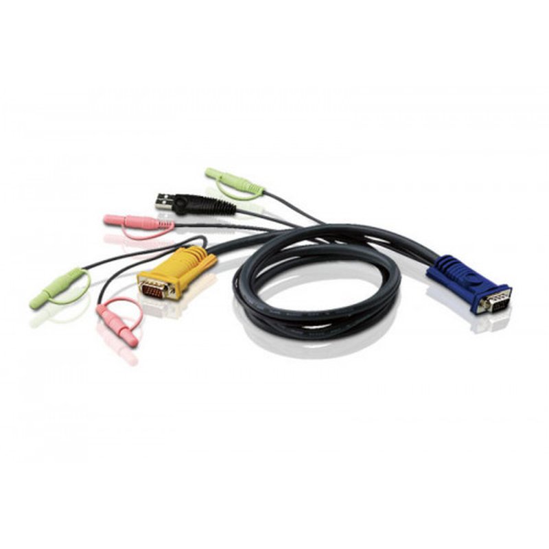 ATEN Cable KVM USB con audio y SPHD 3 en 1 de 3 m