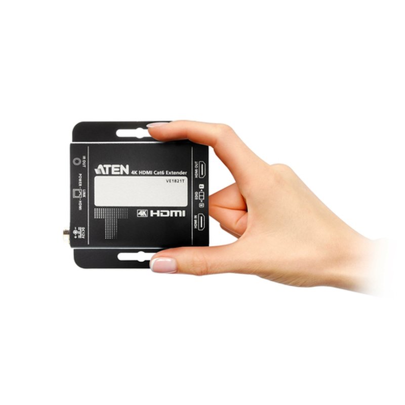 ATEN VE1821-AT-G extensor audio/video Transmisor y receptor de señales AV Negro - Imagen 6