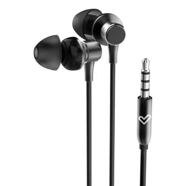 AURICULAR IN-EAR + MIC ENERGY METALLIZED JACK BLACK