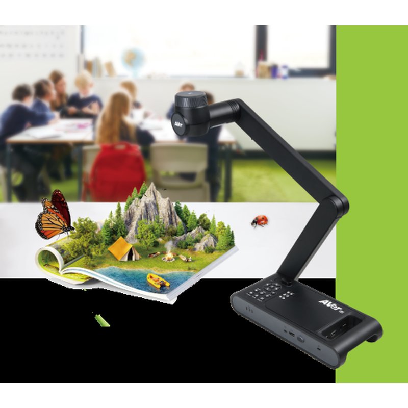 AVer M70W cámara de documentos Negro 25,4 / 3,2 mm (1 / 3.2") CMOS USB/Wi-Fi - Imagen 15