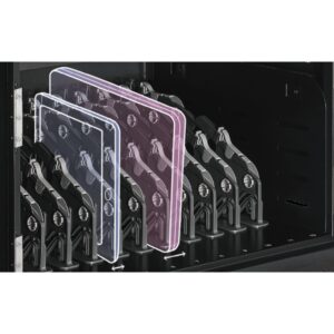 AVer X12 Armario de gestión y carga para dispositivos portátiles Negro