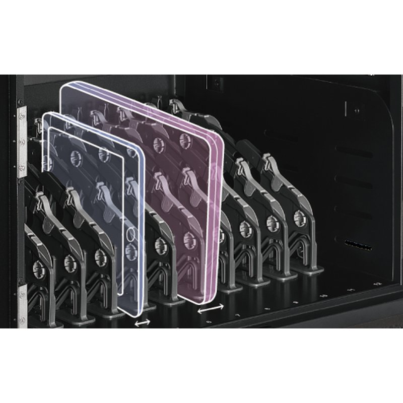 AVer X12 Armario de gestión y carga para dispositivos portátiles Negro - Imagen 11