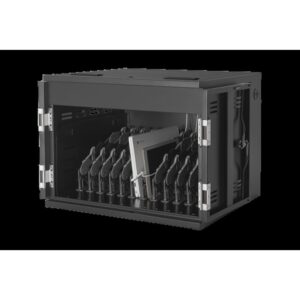 AVer X12 Armario de gestión y carga para dispositivos portátiles Negro