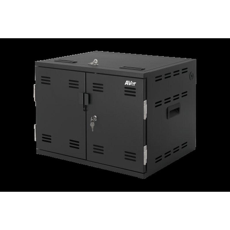 AVer X12 Armario de gestión y carga para dispositivos portátiles Negro - Imagen 3