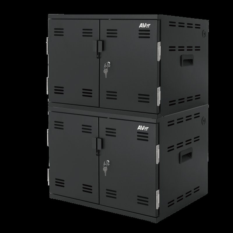 AVer X12 Armario de gestión y carga para dispositivos portátiles Negro - Imagen 4