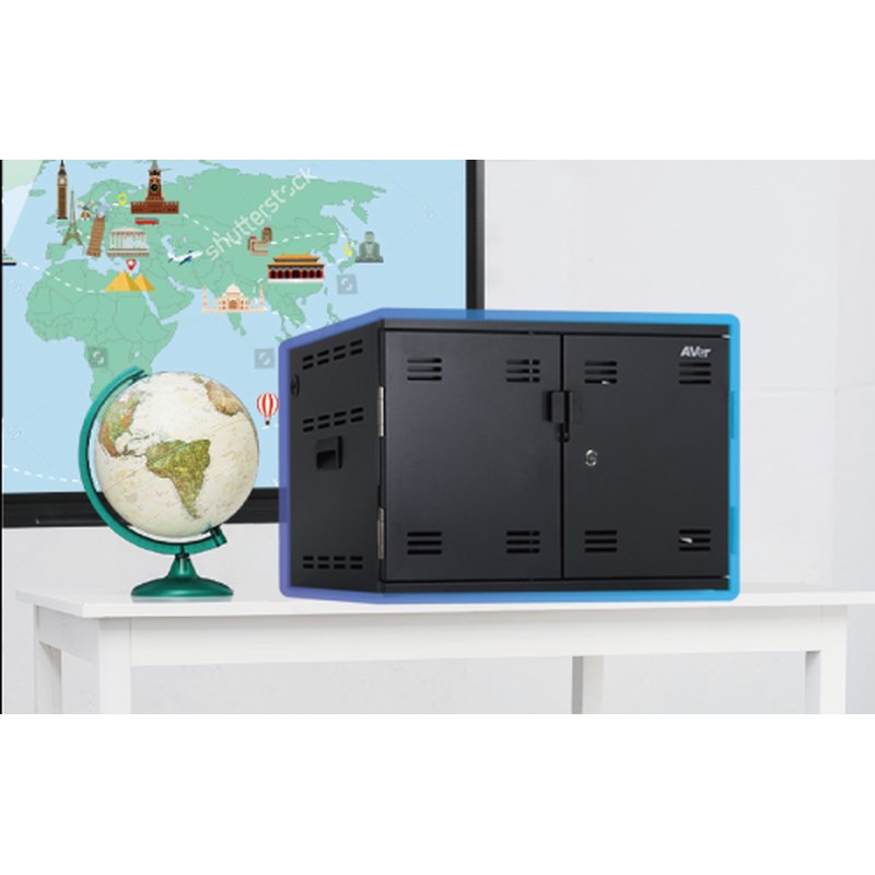 AVer X12 Armario de gestión y carga para dispositivos portátiles Negro - Imagen 7