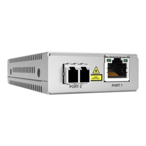 Allied Telesis AT-MMC2000LX/LC-TAA-60 convertidor de medio 1000 Mbit/s 1310 nm Monomodo Gris