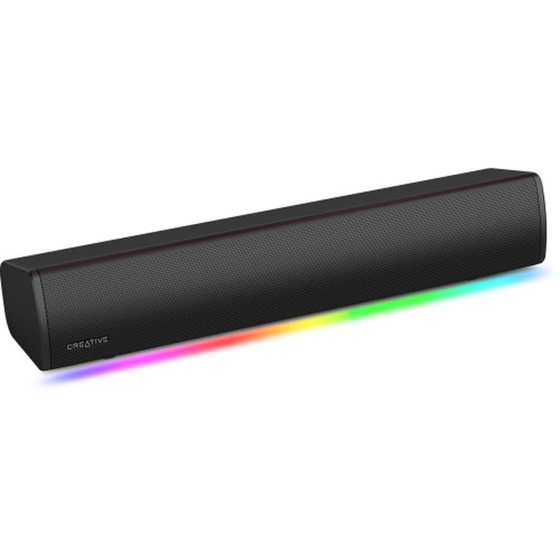 BARRA DE SONIDO CREATIVE SOUNDBLASTER GS3 BLUETOOTH 24W RGB BLACK