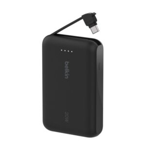 Belkin POWER BANK 10K WITH INTEGRATED CA