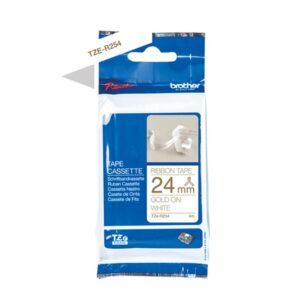 Brother TZE-R254 cinta para impresora Oro