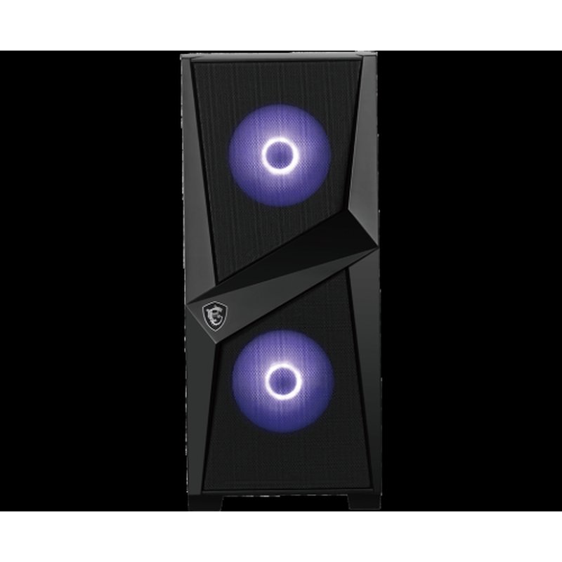 CAJA GAMING MSI MAG FORGE 100M ATX 2XUSB3.2 RGB NEGRO - Imagen 4