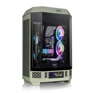 CAJA THERMALTAKE THE TOWER T300 ATX 2XUSB 3.0 SIN FUENTE MATCHA VERDE