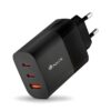 CARGADOR USB NGS BUD 65W GAN USB + 2XUSB-C BLACK