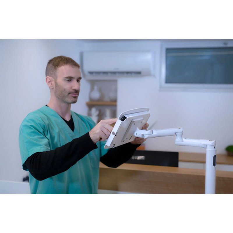 Compulocks Rise Freedom Extended Blanco Tableta Carro multimedia Compulocks Rise Freedom Extended Blanco Tableta Carro multimedia - Imagen 6