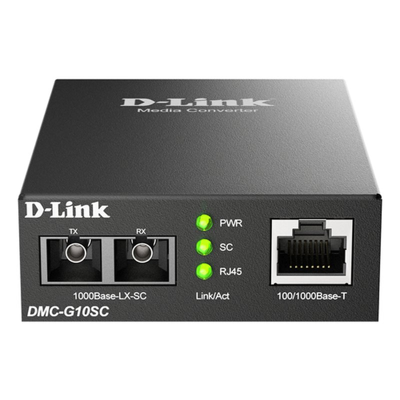 D-Link DMC-G10SC convertidor de medio 1000 Mbit/s Monomodo
