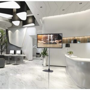 Edbak STD01 soporte para pantalla de señalización 190,5 cm (75") Negro