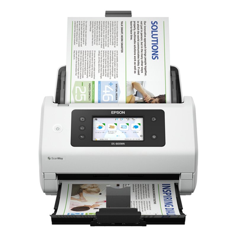 Epson WorkForce DS-800WN Escáner alimentado con hojas 600 x 600 DPI A4 Blanco