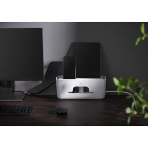 Ewent EW1569 organizador de cables Universal Caja de cables Blanco 1 pieza(s)
