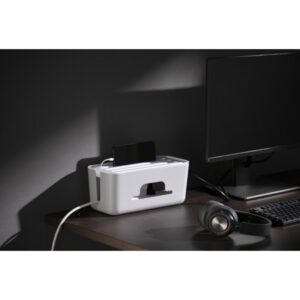 Ewent EW1569 organizador de cables Universal Caja de cables Blanco 1 pieza(s)