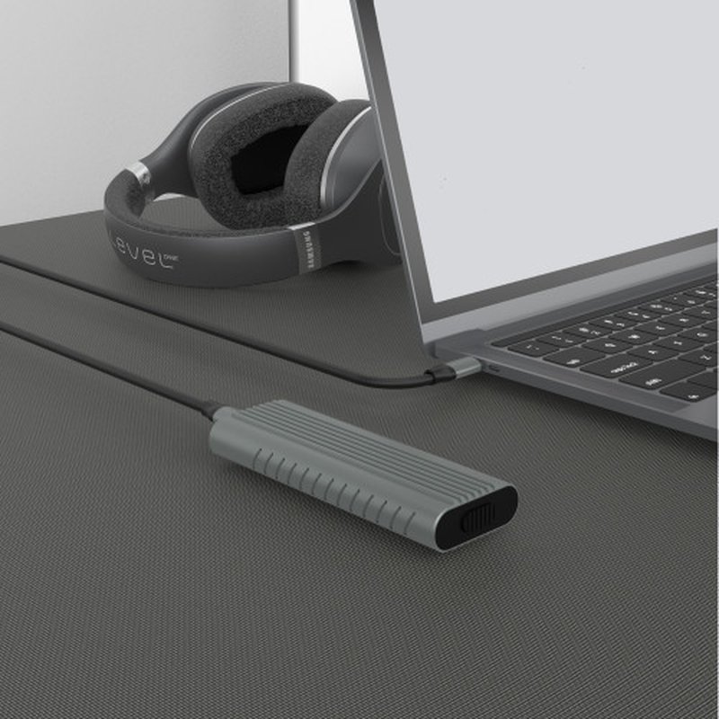 Ewent EW7025 caja para disco duro externo Caja externa para unidad de estado sólido (SSD) Gris M.2 - Imagen 6