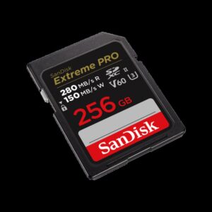 Extreme PRO 256GB V60 UHS-II 280/150MBs