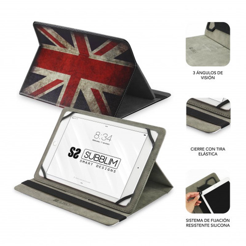 FUNDA TABLET SUBBLIM TRENDY CASE ENGLAND 10.1" FUNDA TABLET SUBBLIM TRENDY CASE ENGLAND 10.1" - Imagen 2