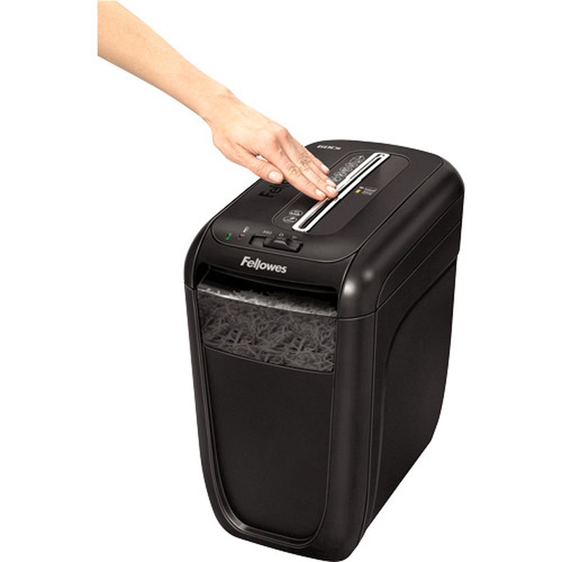 Fellowes 60Cs triturador de papel Corte cruzado 72 dB 23 cm Negro - Imagen 4