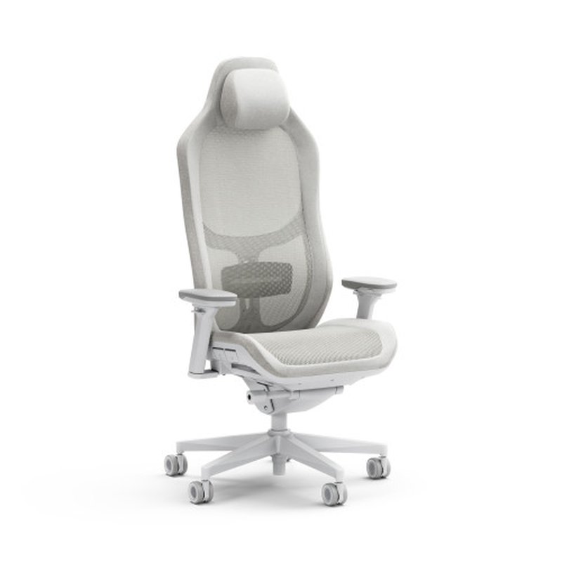 Fractal Design FD-CH-RE1M-02 silla para videojuegos Silla para videojuegos de PC Asiento acolchado Blanco - Imagen 5