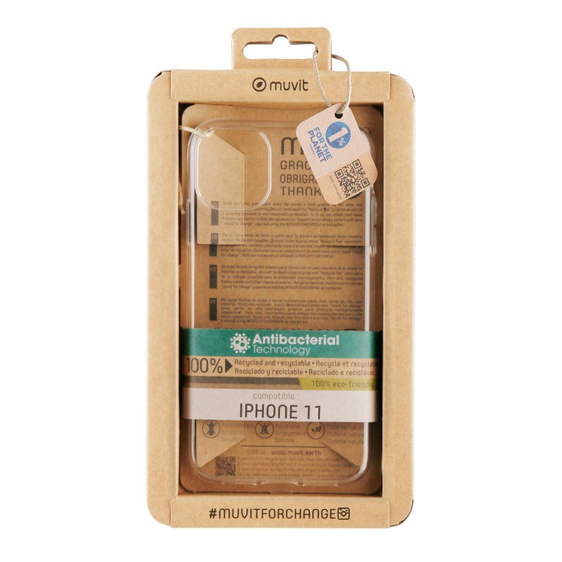 Funda Muvit Recycletek Antibacteriana Apple Iphone Funda Muvit Recycletek Antibacteriana Apple Iphone