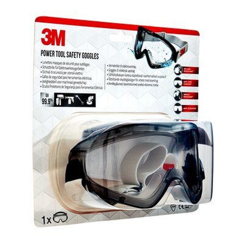 GAFAS DE SEGURIDAD PARA HERRAMIENTAS ELÉCTRICAS 2890S 2890-1 3M 7100331530 - Imagen 7