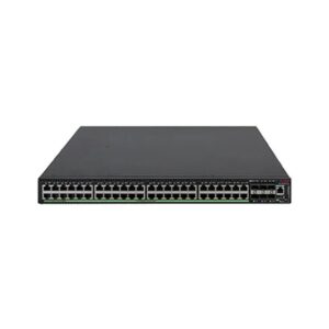 Alternative view of H3C S5570S-54S-EI L3 Ethernet Switch with 48*10/100/1000BASE-T Ports and 6*1G/10G BASE-X SFP Plus Ports, Without Power Supplies