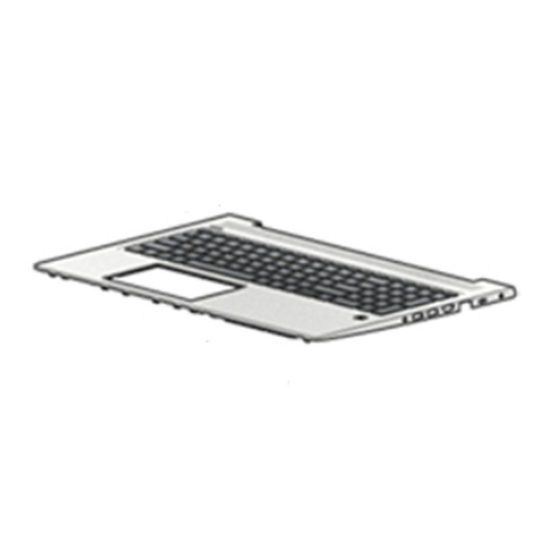 HP L45090-071 refacción para laptop Carcasa inferior con teclado