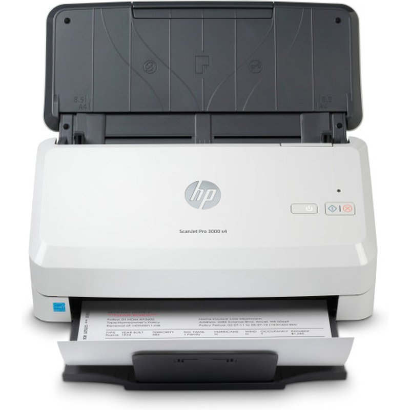 HP Scanjet Pro 3000 s4 Escáner alimentado con hojas 600 x 600 DPI A4 Negro, Blanco HP Scanjet Pro 3000 s4 Escáner alimentado con hojas 600 x 600 DPI A4 Negro, Blanco