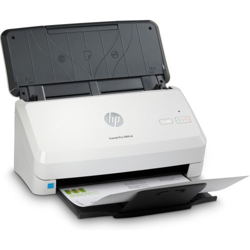 HP Scanjet Pro 3000 s4 Escáner alimentado con hojas 600 x 600 DPI A4 Negro, Blanco HP Scanjet Pro 3000 s4 Escáner alimentado con hojas 600 x 600 DPI A4 Negro, Blanco - Imagen 3