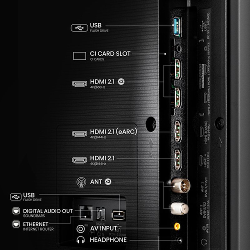 Hisense 100E7NQ PRO Televisor 2,54 m (100") 4K Ultra HD Smart TV Wifi Negro 500 cd / m² - Imagen 3