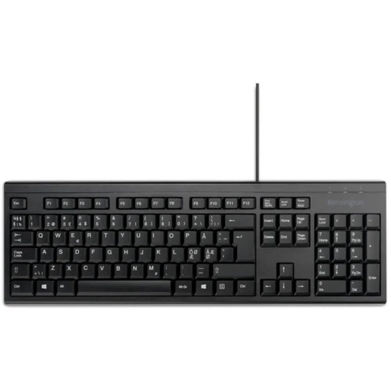 Kensington KB100 EQ teclado Hogar / Oficina USB QWERTY Español Negro Kensington KB100 EQ teclado Hogar / Oficina USB QWERTY Español Negro