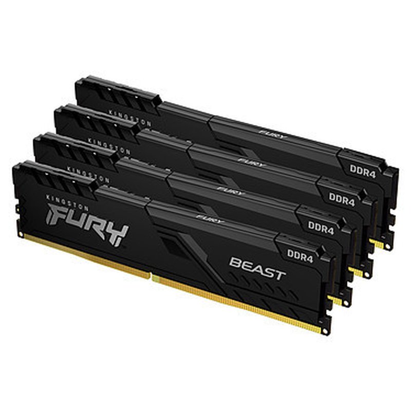 Kingston Technology FURY Beast módulo de memoria 128 GB 4 x 32 GB DDR4
