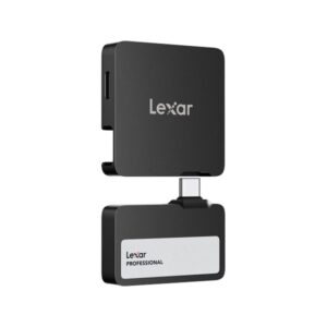 LEXAR PROFESSIONAL GO EXTERNAL PORTABLE SSD 1TB,USB3.2 GEN2 UP TO 1050MB/S READ AND 1000MB/S WRITE CON HUB 4-PUERTOS USB TYPE-C Y CERTIFICADO IP65