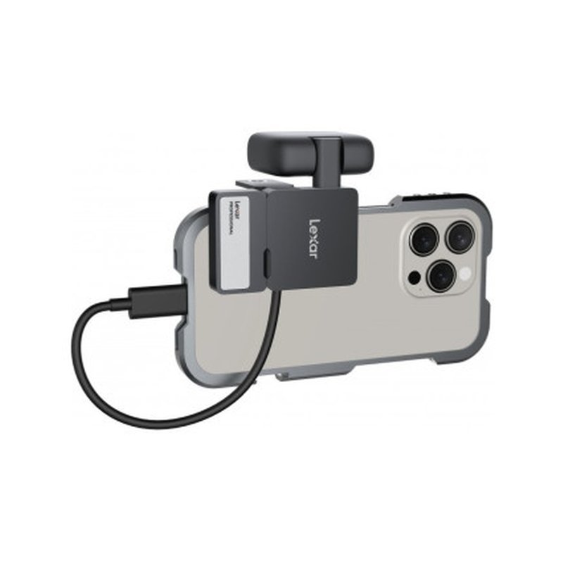 LEXAR PROFESSIONAL GO EXTERNAL PORTABLE SSD 2TB,USB3.2 GEN2 UP TO 1050MB/S READ AND 1000MB/S WRITE CON HUB 4-PUERTOS USB TYPE-C Y CERTIFICADO IP65 - Imagen 2