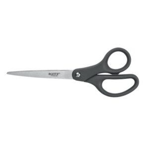 Leitz 54210089 tijera de escritorio y manualidades Tijeras de oficina Corte recto Gris, Acero satinado