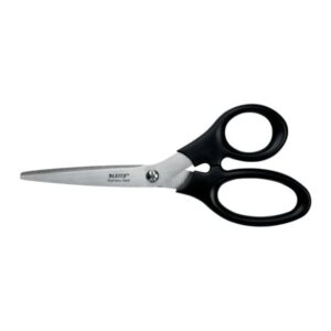 Leitz 54240095 tijera de escritorio y manualidades Tijeras de oficina Corte recto Negro, Acero inoxidable