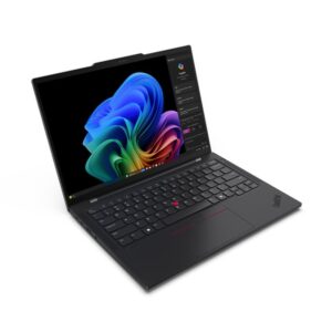 Lenovo ThinkPad T14s Gen 6 (Snapdragon) Qualcomm Snapdragon X1E-78-100 Portátil 35,6 cm (14") Pantalla táctil WUXGA 32 GB LPDDR5x-SDRAM 1 TB SSD Wi-Fi 7 (802.11be) Windows 11 Pro Negro