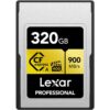 LEXAR 320GB PROFESSIONAL CFEXPRESS TYPE A CARD GOLD SERIE, UP TO 900MB/S READ 800MB/S WRITE. VPG 400
