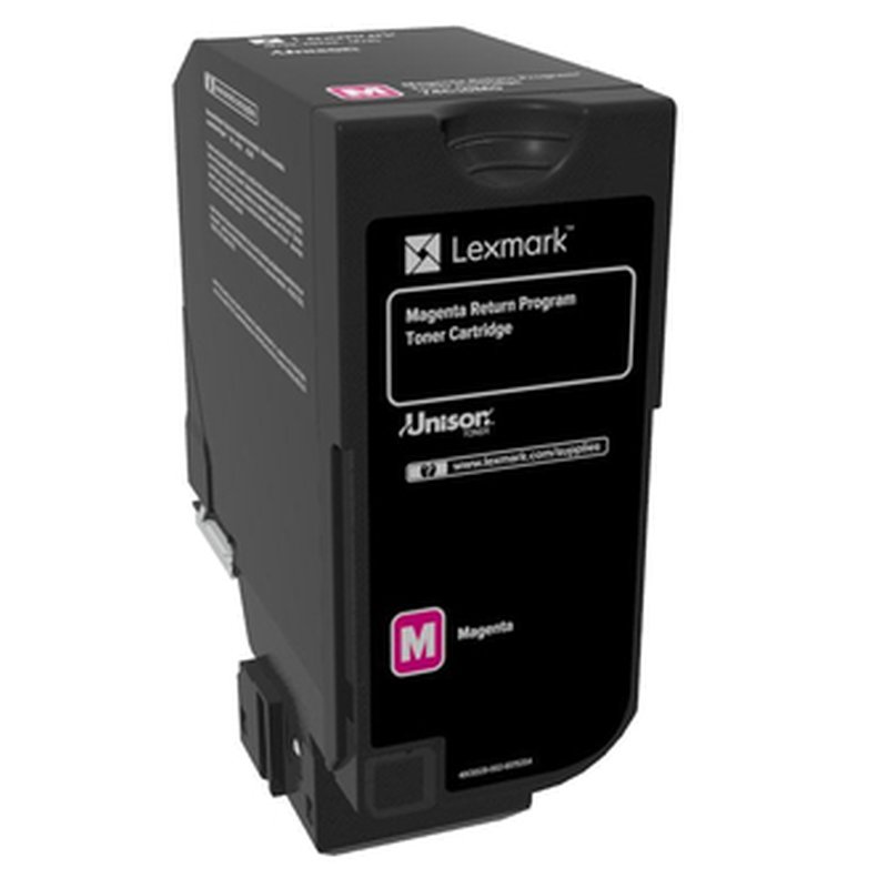 Lexmark 74C20M0 cartucho de tóner 1 pieza(s) Original Magenta