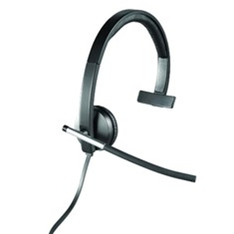 Logitech H650e Auriculares Alámbrico Diadema Oficina/Centro de llamadas USB tipo A Negro, Plata