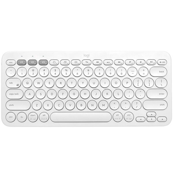 Logitech K380 Multi-Device teclado Bluetooth QWERTZ Español Blanco